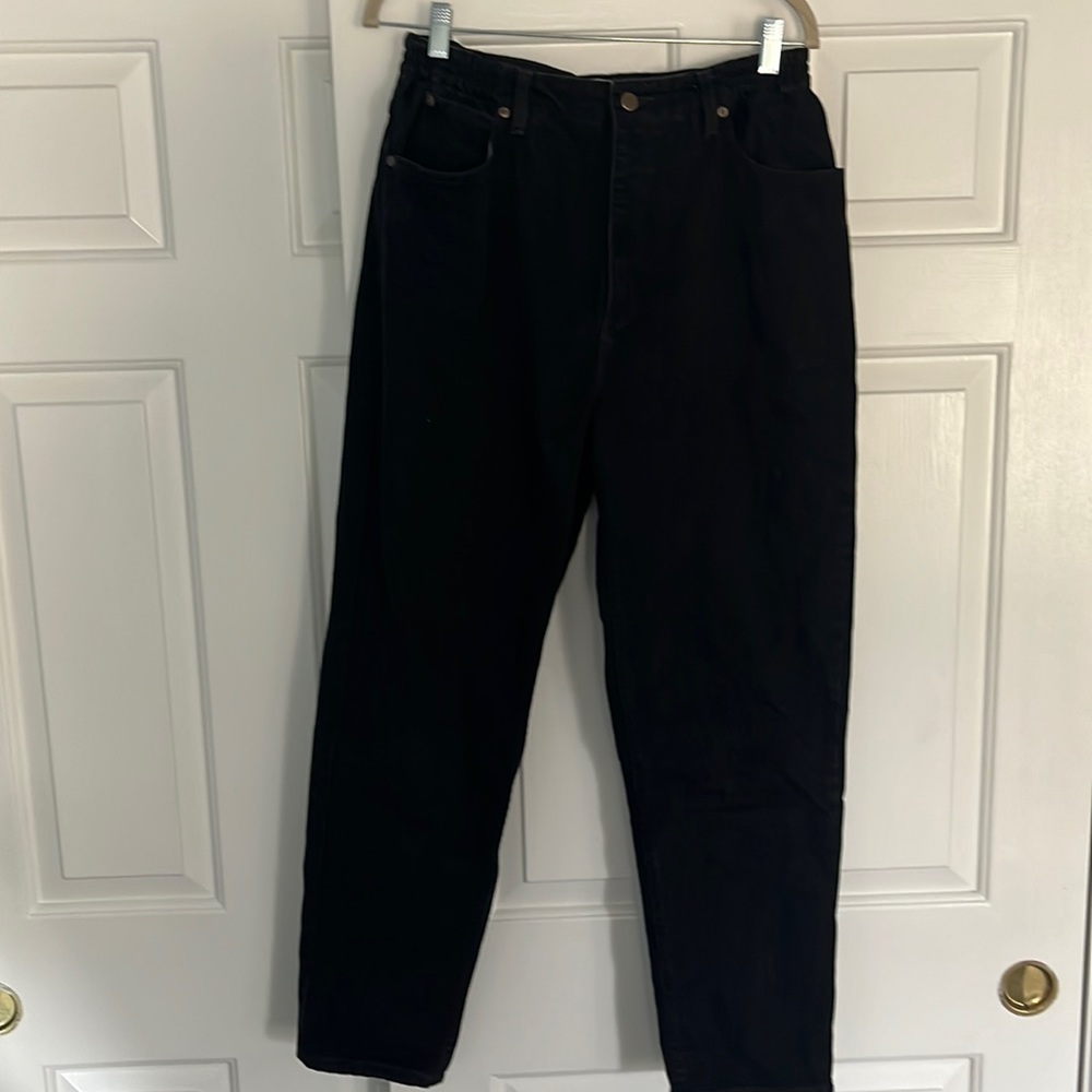 Black L.L. Bean relaxed jeans